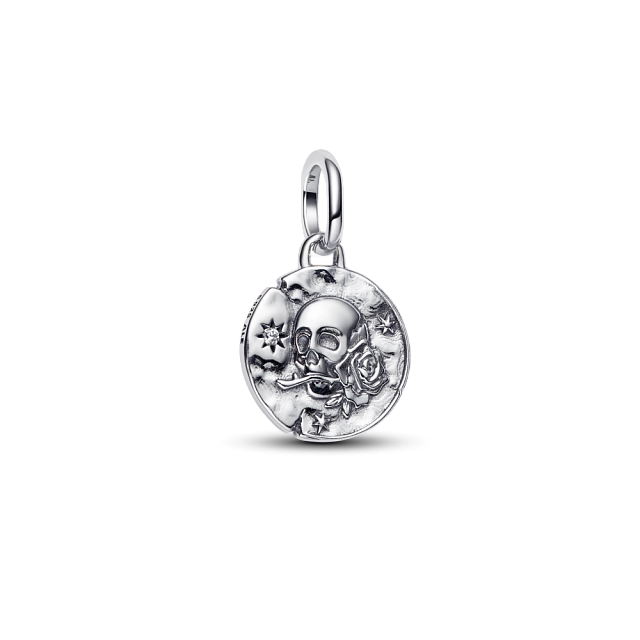 794089C01 Серебряная бусина, куб. оксид циркония - фото №1 794089C01 Серебряная бусина, куб. оксид циркония