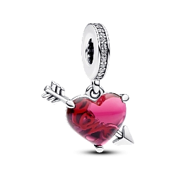 793085C01 Шарм «Красное сердце и стрела» 