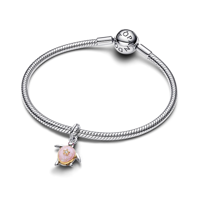 764432C01 Серебряная бусина, искусственный алмаз