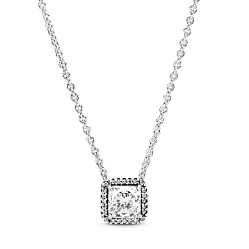 396241CZ Колье «Сияющий квадрат»