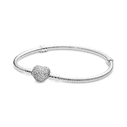590727CZ Браслет «Сияющее сердце»