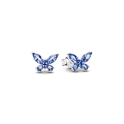 294230C01 Серьги «Синяя бабочка»