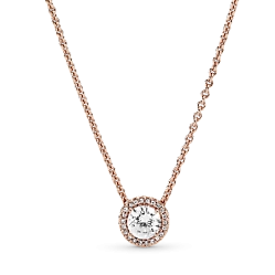 386240CZ Колье «Круглый ореол»