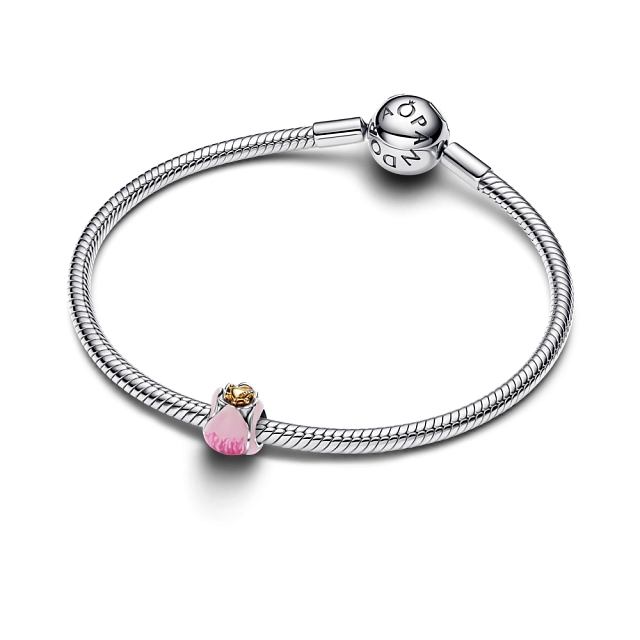 764352C01 Серебряная бусина, кристалл