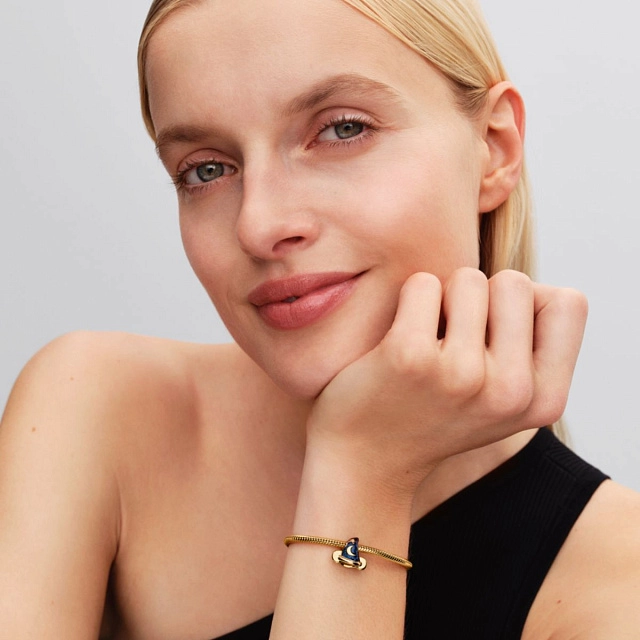764207C01 Бусина с позолотой, бриллиант 0.07 ct TW