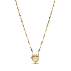 364364C01 Колье «Сияющее сердце» для гравировки