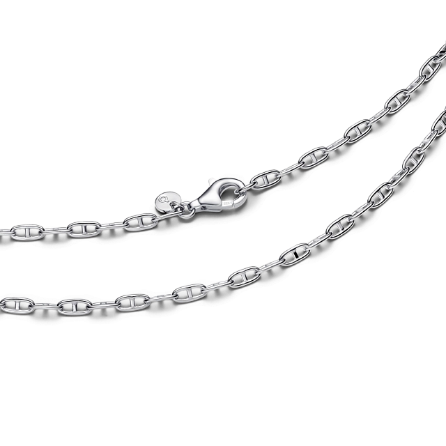 393899C00-55 Серебряное колье