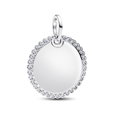 394007C01 Серебряная подвеска, куб. оксид циркония