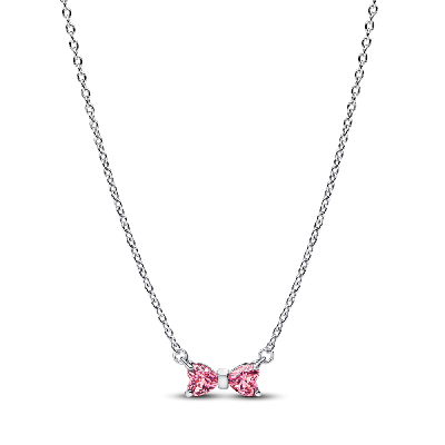 394235C01-45 Серебряное колье, куб. оксид циркония