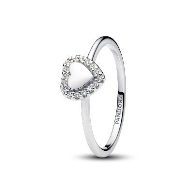 193801C01-52 Серебряное кольцо, куб. оксид циркония